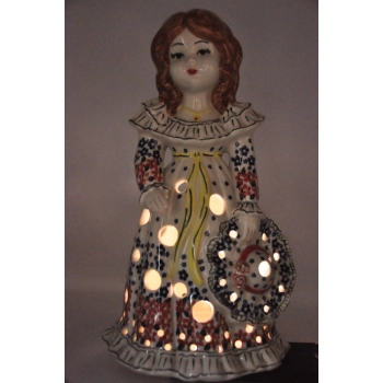 Lady -duża lalka ceramiczna luminare