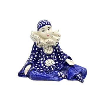 Duży Pierrot siedzący